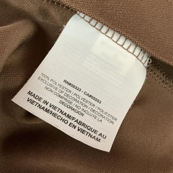 Nike Golf XL Dri-FIT Polo Shirt Mens Brown Baker‎ Hughes Short Sleeve Athletic - Picture 4 of 5